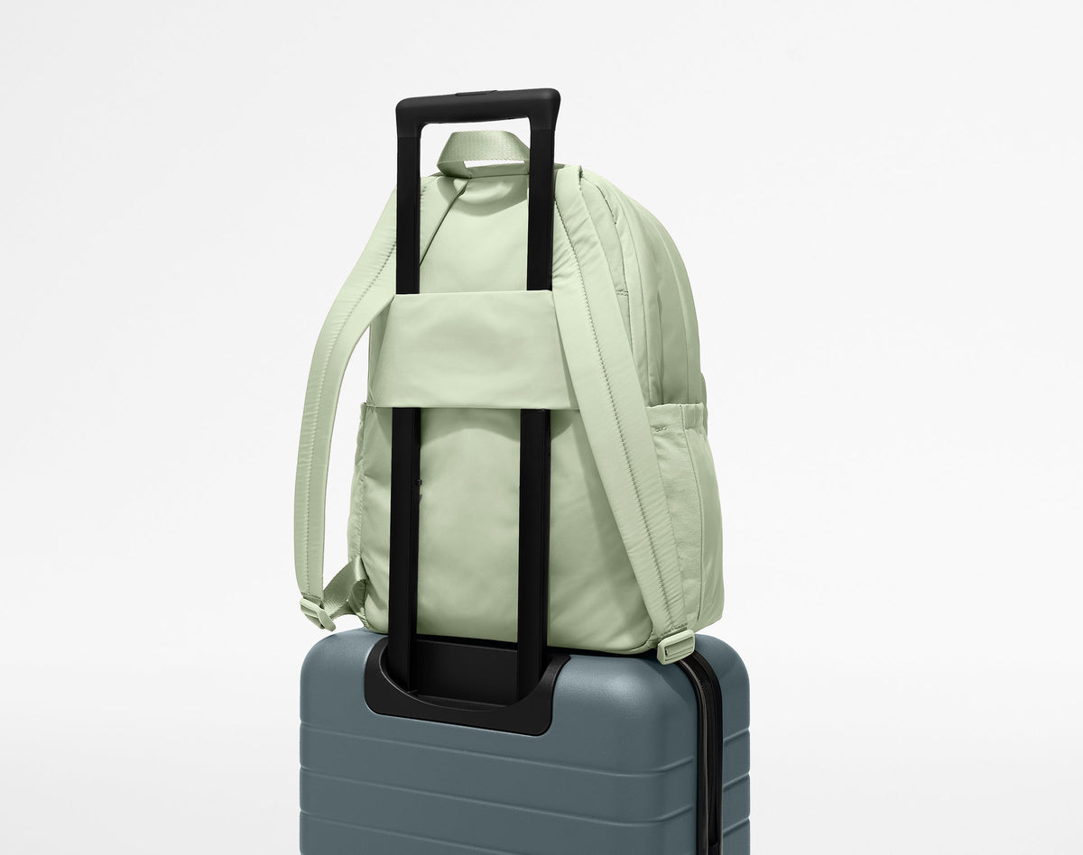 Away Large Featherlight Backpack in Sage Green