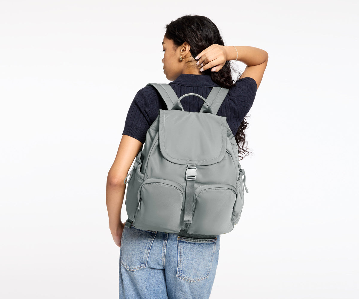 Away Featherlight Cargo Backpack in Nordic Gray