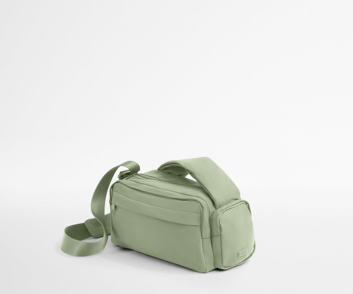 Away Featherlight Cargo Pack Crossbody Bag - Sage Green