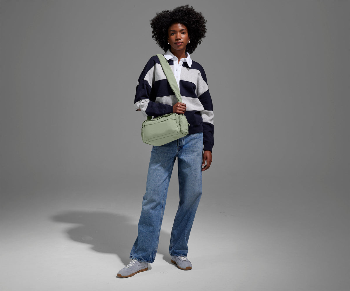 Away Featherlight Cargo Pack Crossbody Bag - Sage Green