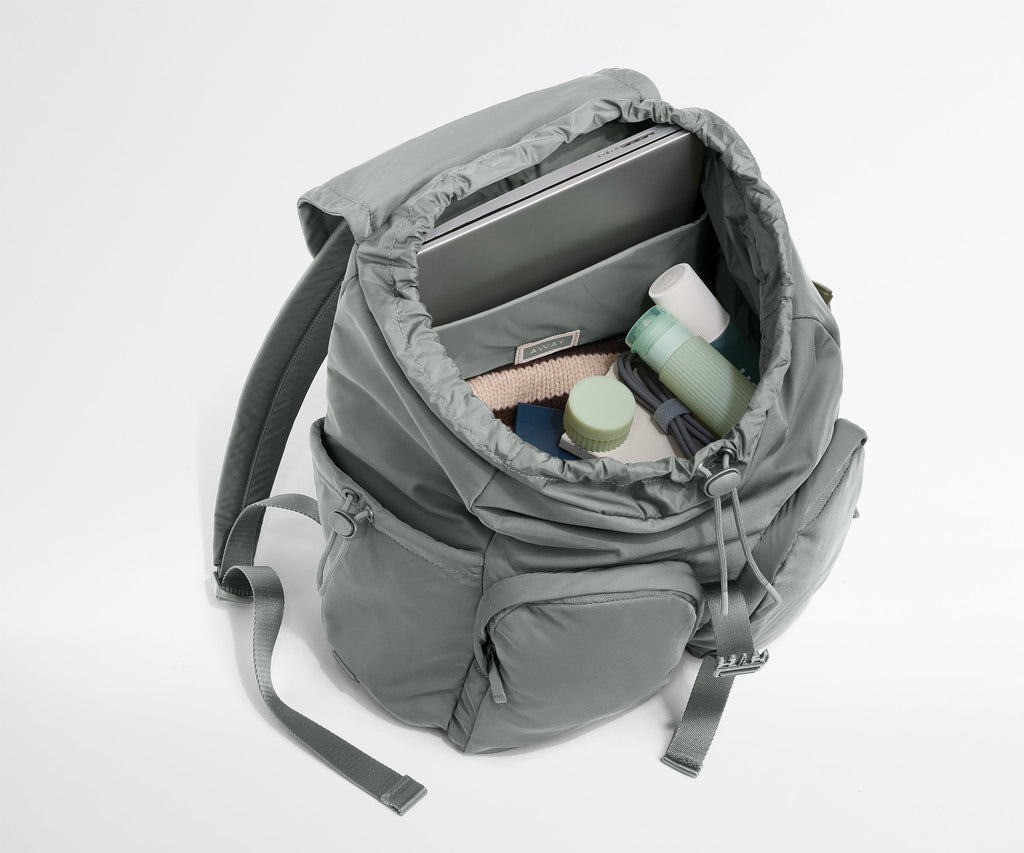 Away Featherlight Cargo Backpack in Nordic Gray