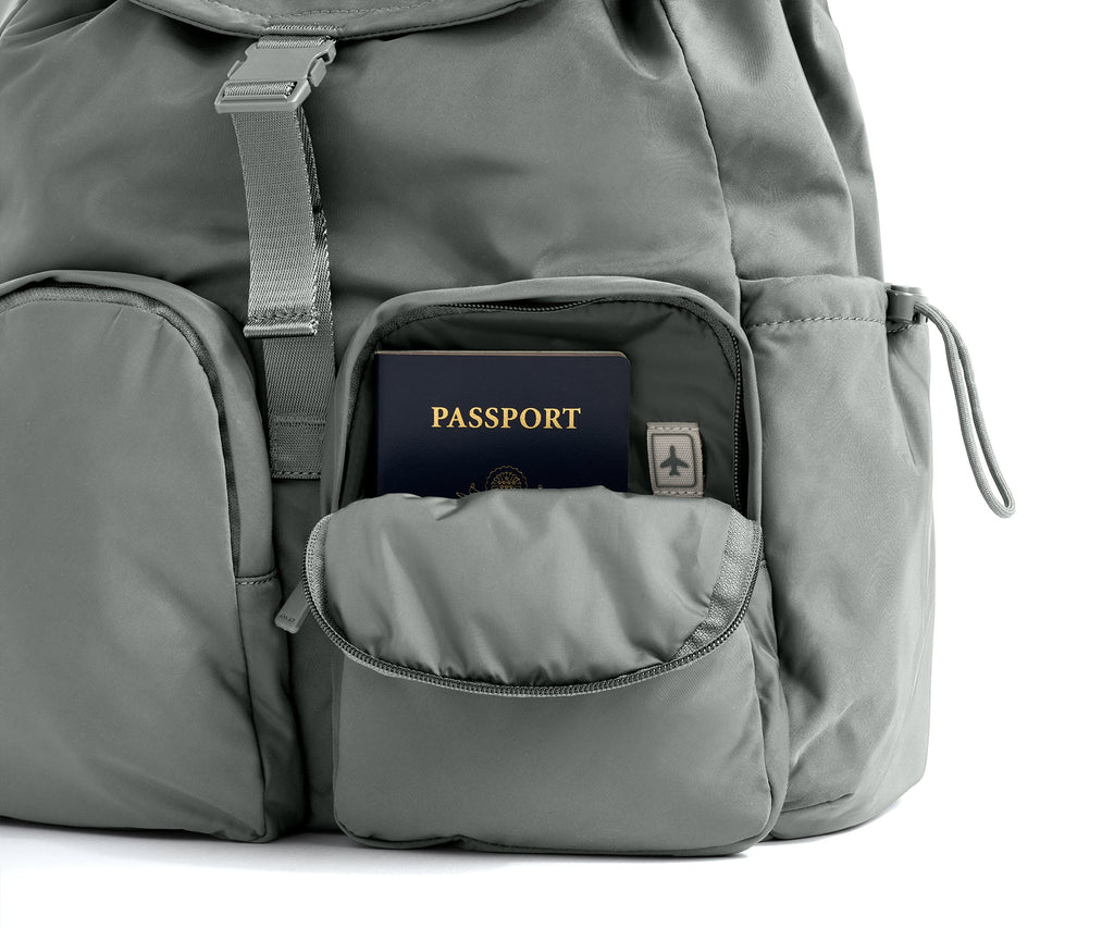 Away Featherlight Cargo Backpack in Nordic Gray