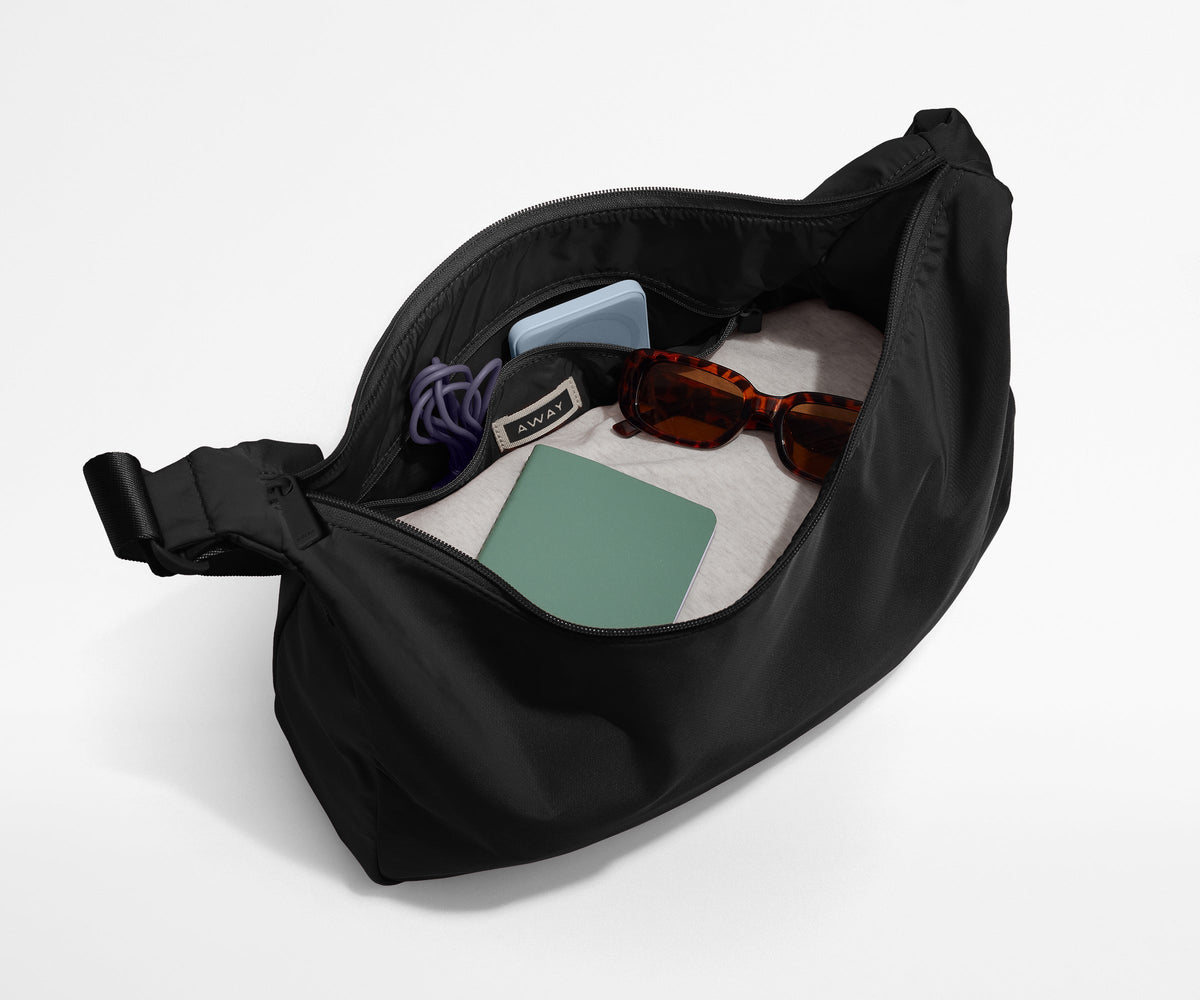 Away Featherlight Crossbody Crossbody Bag - Jet Black