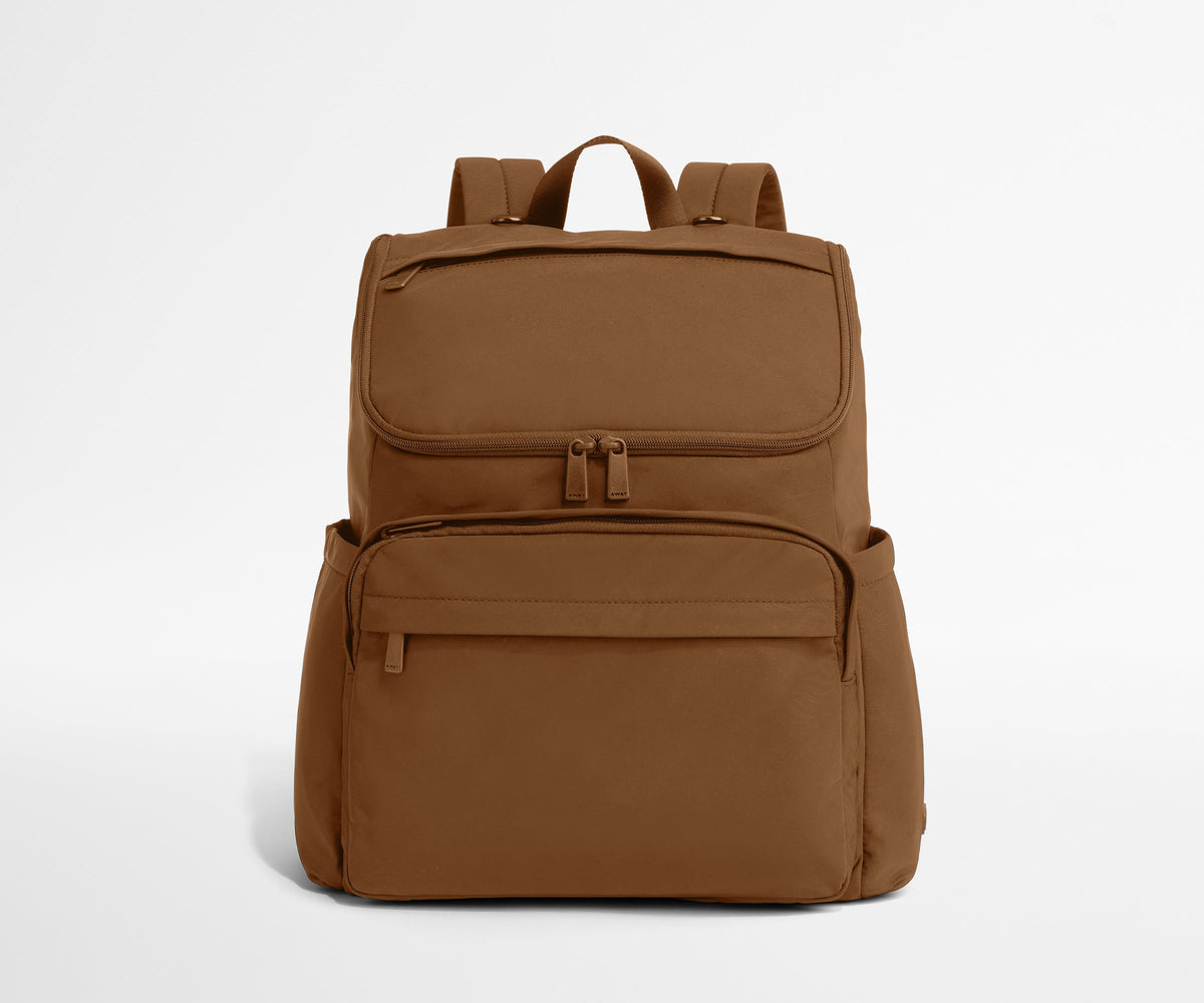 Away Featherlight Diaper Backpack Diaper Bag - Amaro Brown