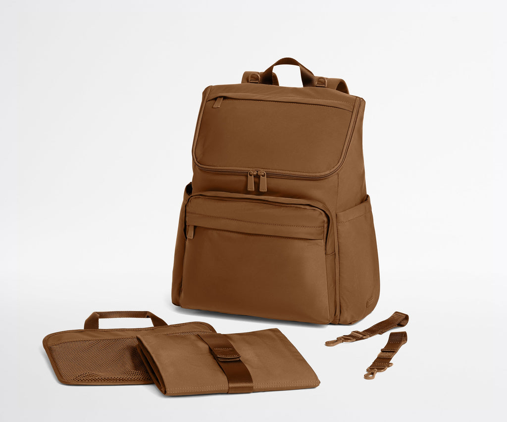 Away Featherlight Diaper Backpack Diaper Bag - Amaro Brown