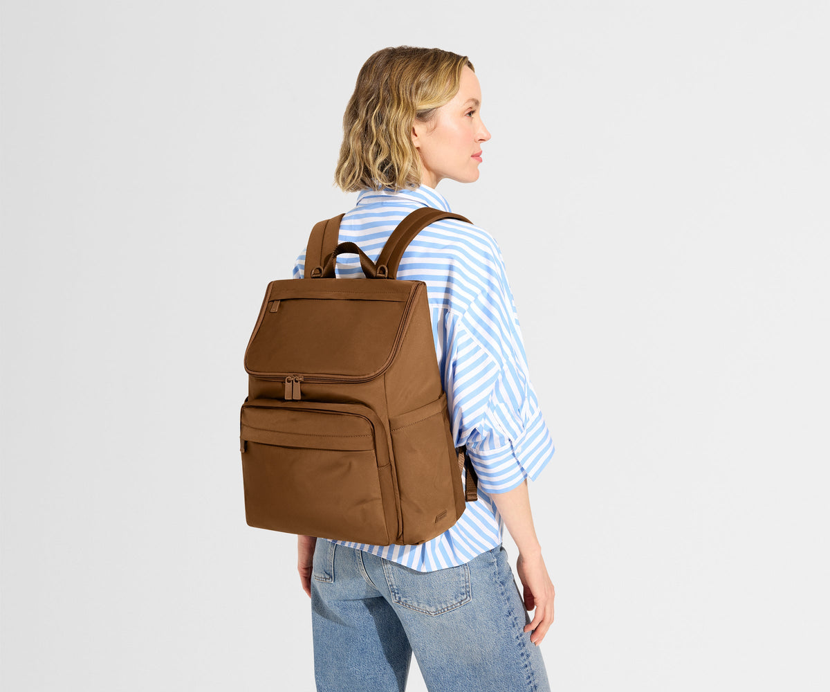 Away Featherlight Diaper Backpack Diaper Bag - Amaro Brown