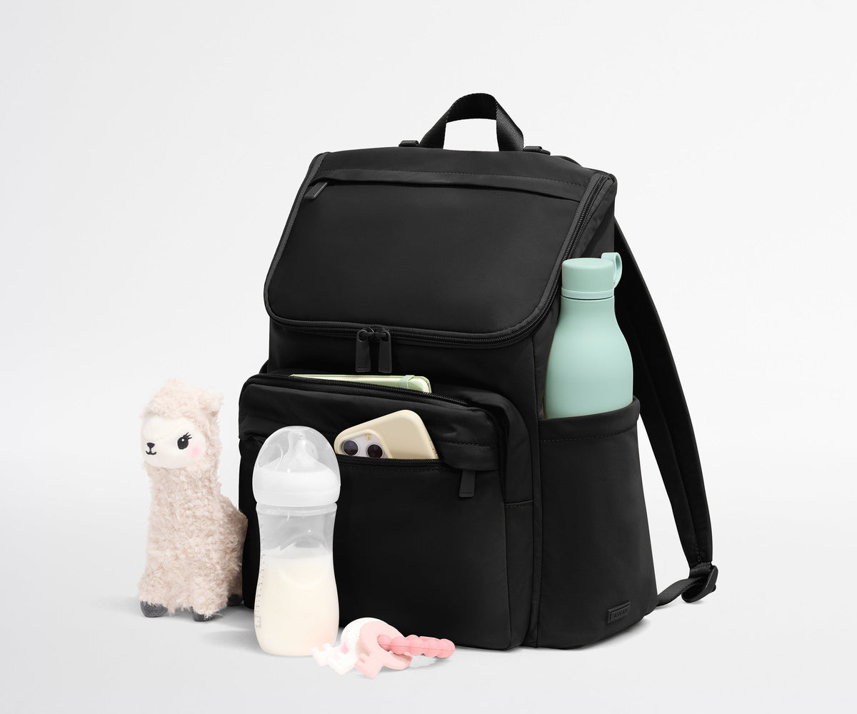 Away Featherlight Diaper Backpack Diaper Bag - Jet Black