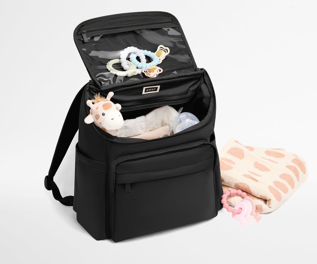 Away Featherlight Diaper Backpack Diaper Bag - Jet Black
