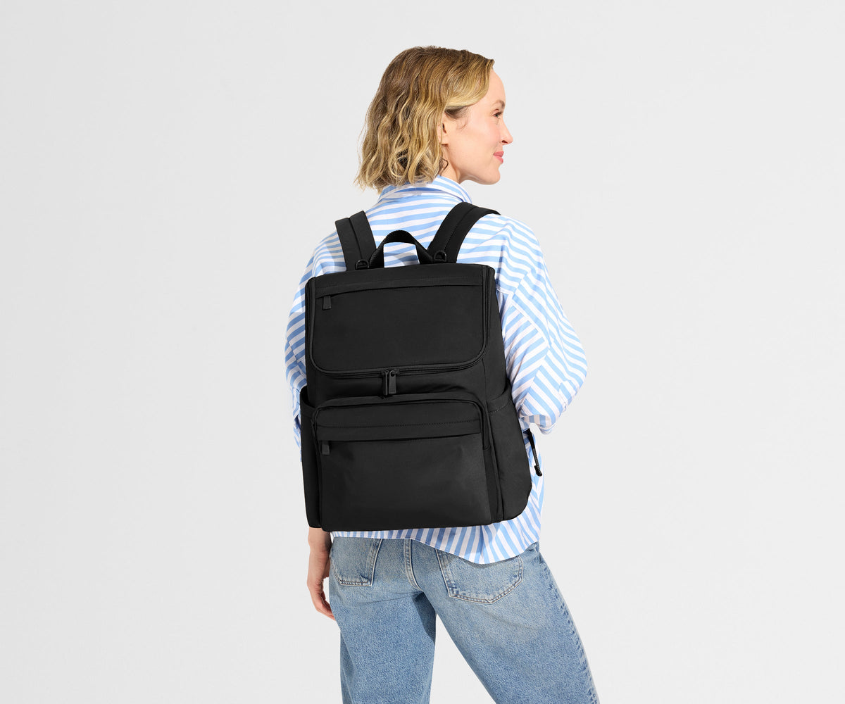 Away Featherlight Diaper Backpack Diaper Bag - Jet Black