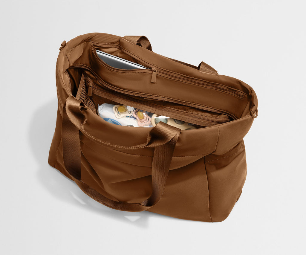 Away Featherlight Diaper Tote Diaper Bag - Amaro Brown