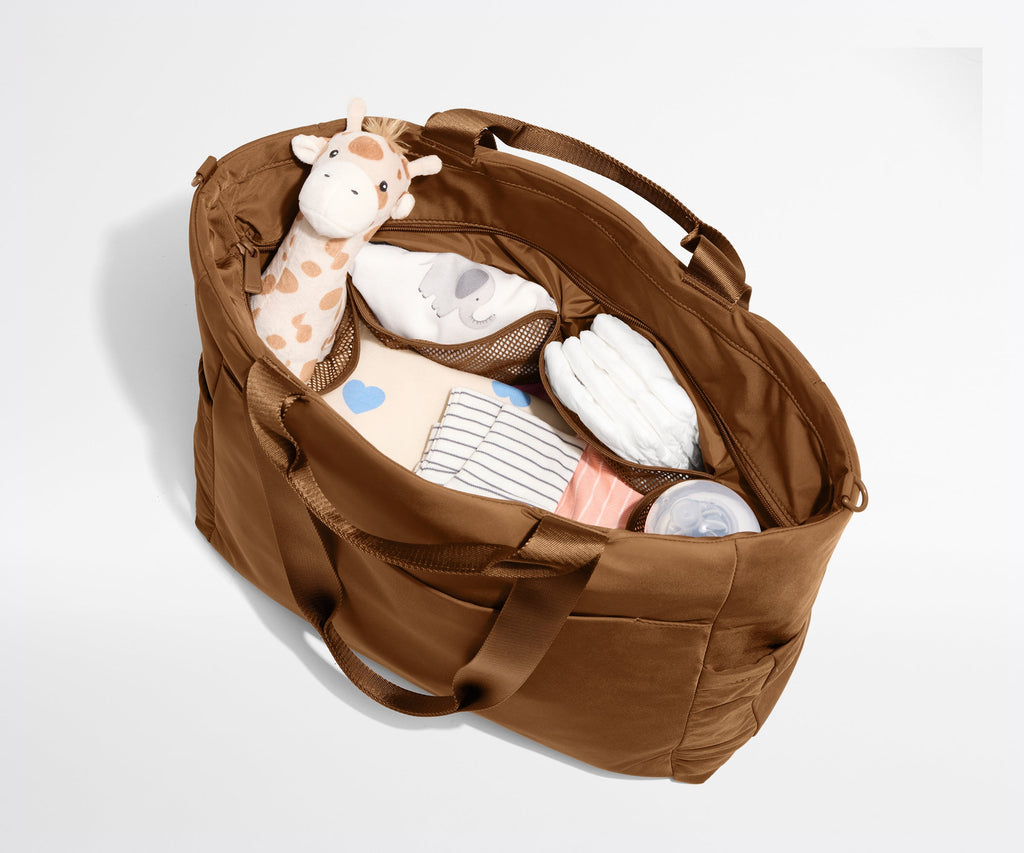 Away Featherlight Diaper Tote Diaper Bag - Amaro Brown