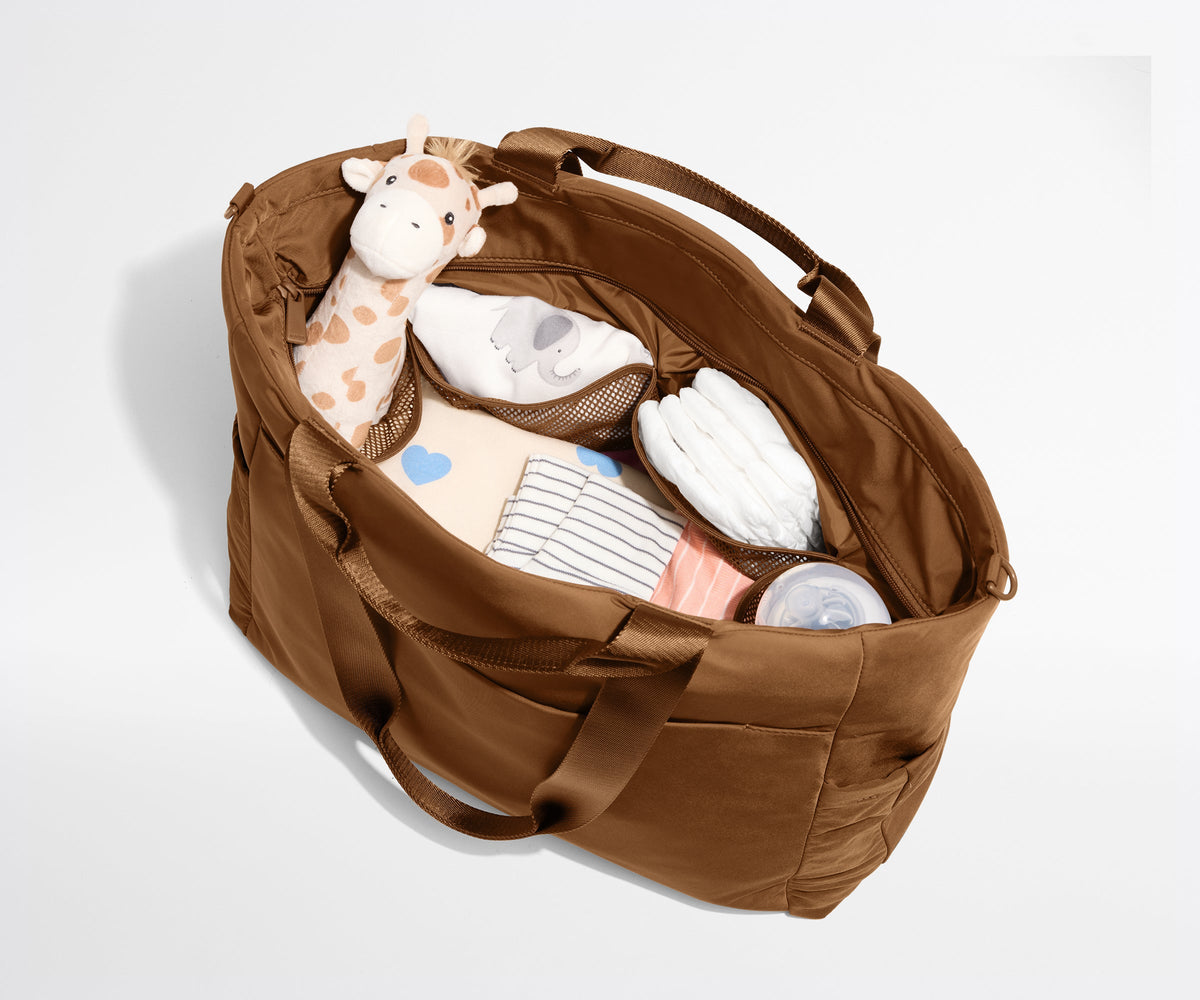 Away Featherlight Diaper Tote Diaper Bag - Amaro Brown