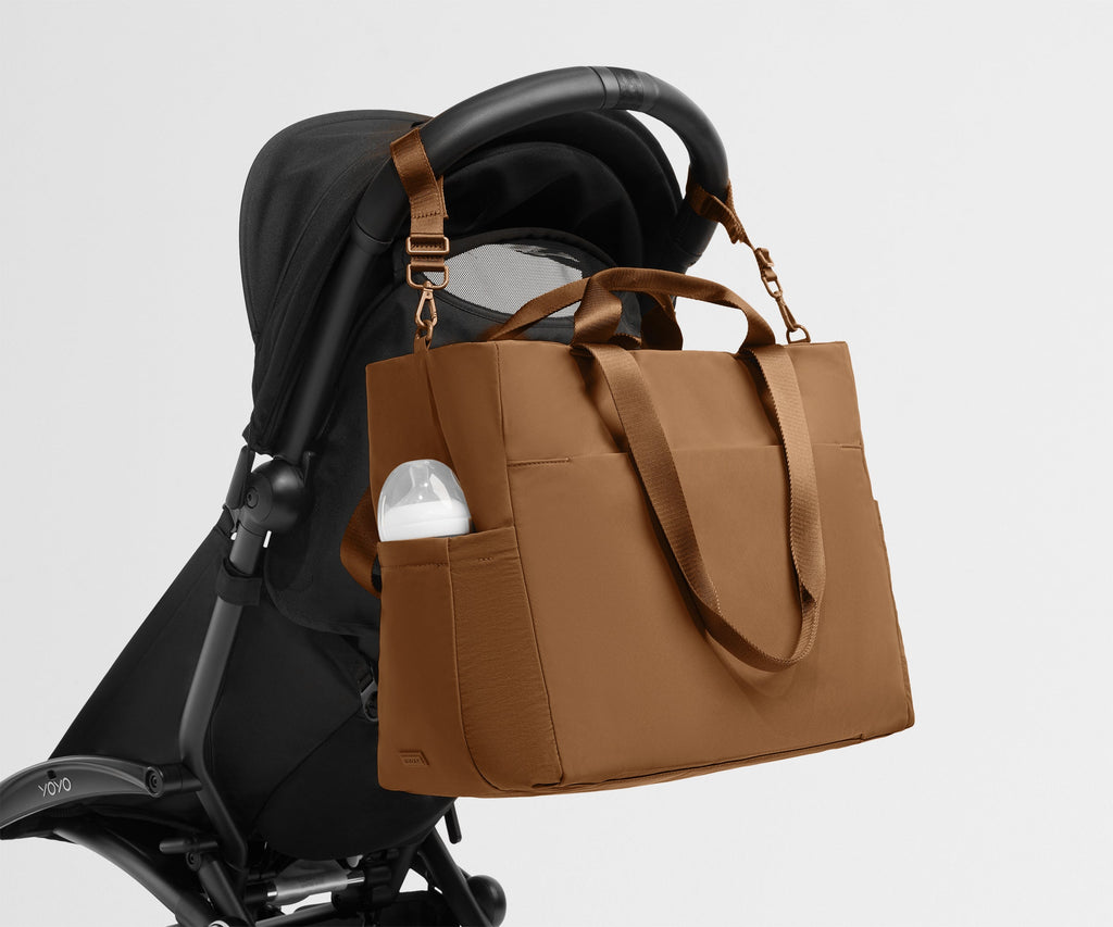 Away Featherlight Diaper Tote Diaper Bag - Amaro Brown