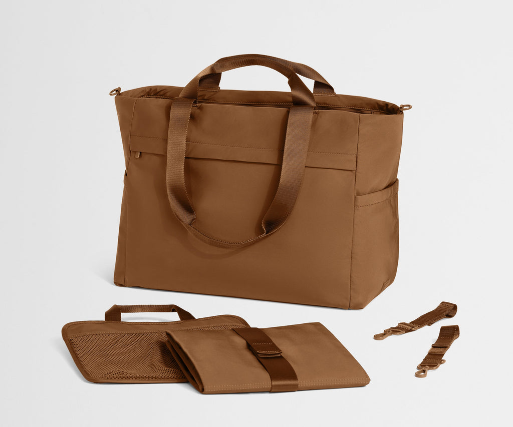 Away Featherlight Diaper Tote Diaper Bag - Amaro Brown