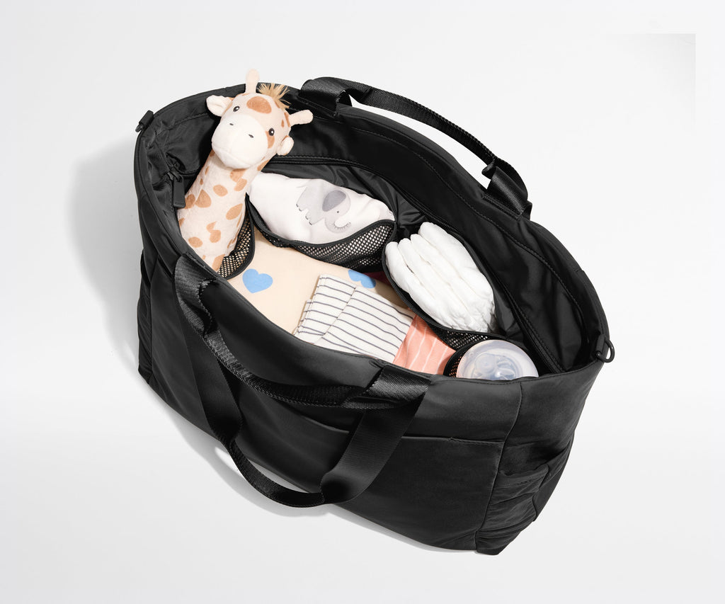 Away Featherlight Diaper Tote Diaper Bag - Jet Black