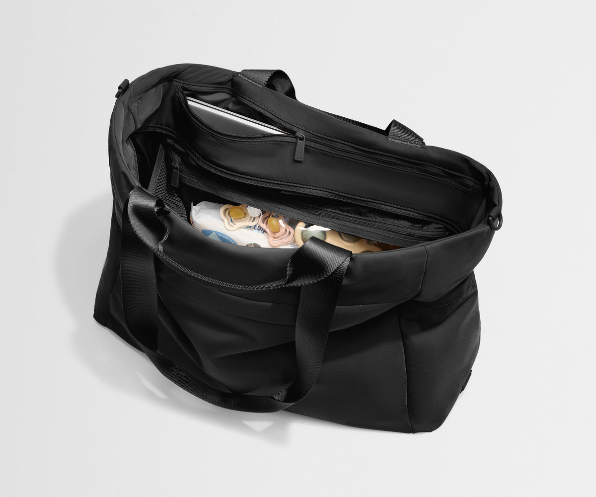 Away Featherlight Diaper Tote Diaper Bag - Jet Black
