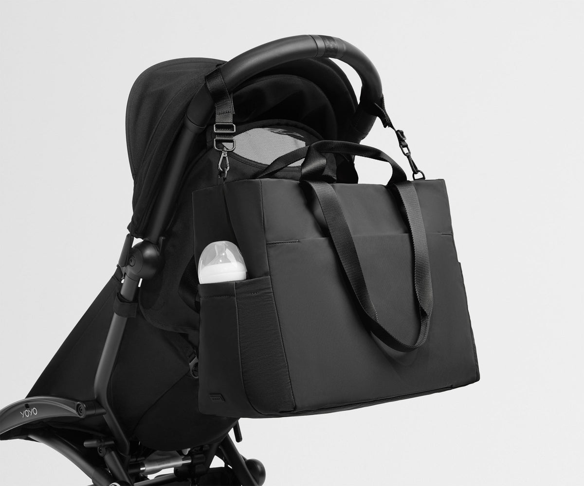Away Featherlight Diaper Tote Diaper Bag - Jet Black