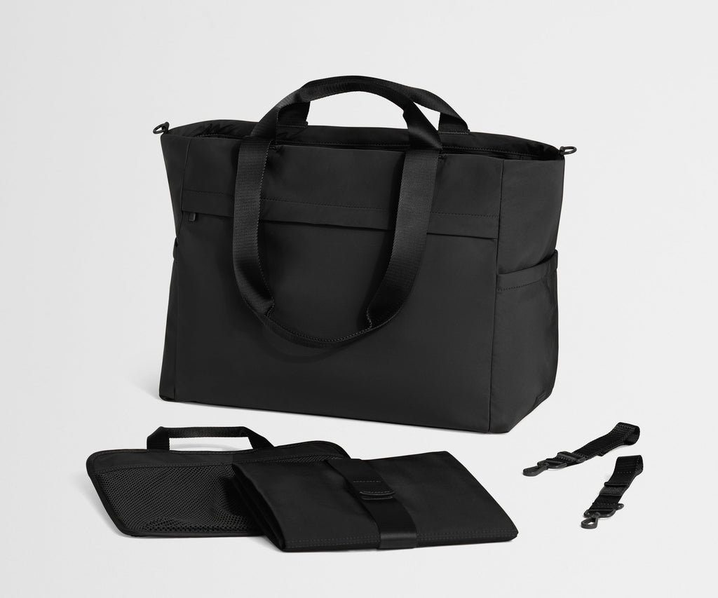 Away Featherlight Diaper Tote Diaper Bag - Jet Black