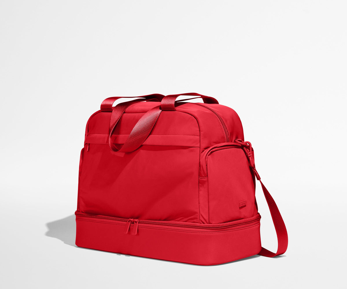 Away Featherlight Overnight Bag Crossbody Bag - Cherry Red