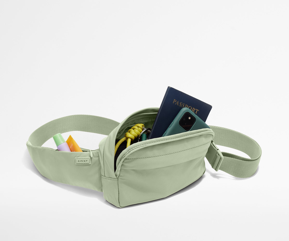 Away Featherlight Sling Bag Crossbody Bag - Sage Green