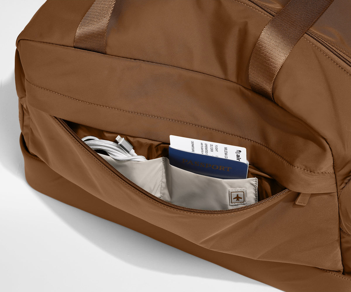 Away Featherlight Weekender Crossbody Bag - Amaro Brown
