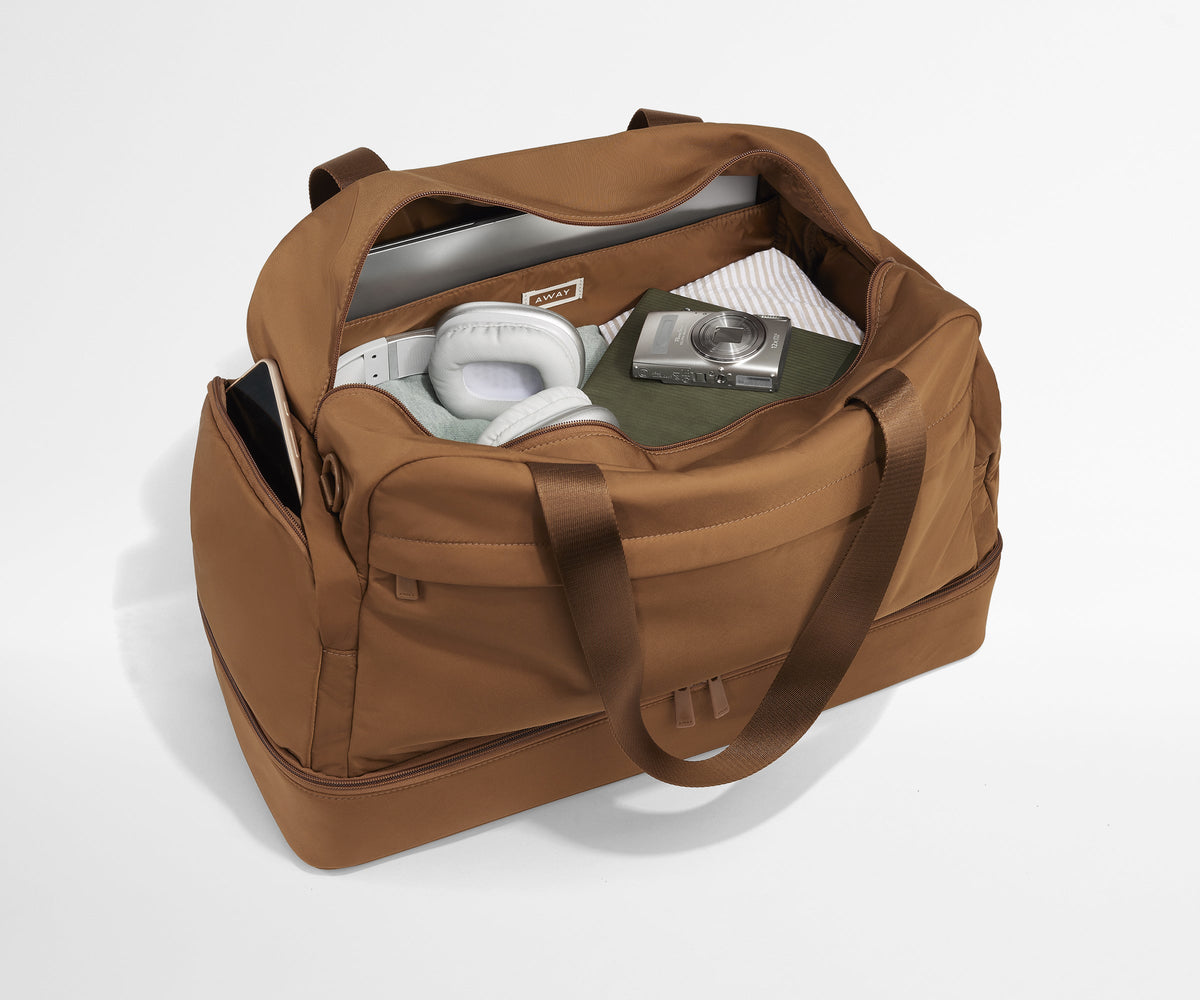 Away Featherlight Weekender Crossbody Bag - Amaro Brown