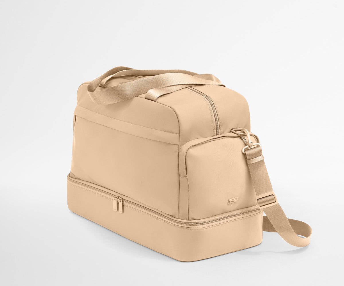 Away Featherlight Weekender Crossbody Bag - Camel Brown