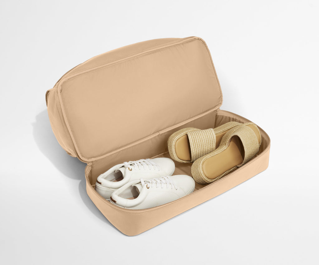 Away Featherlight Weekender Crossbody Bag - Camel Brown