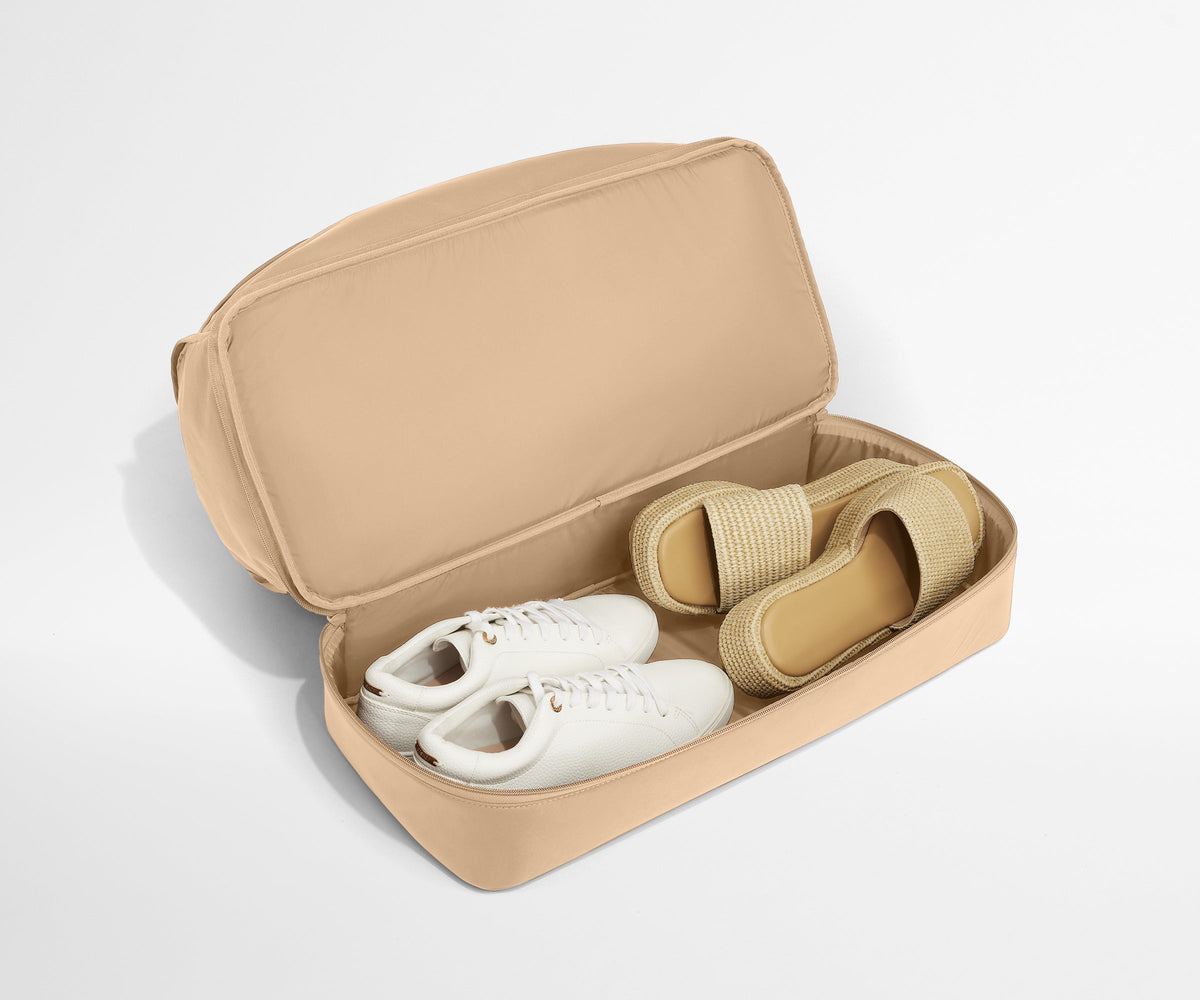 Away Featherlight Weekender Crossbody Bag - Camel Brown