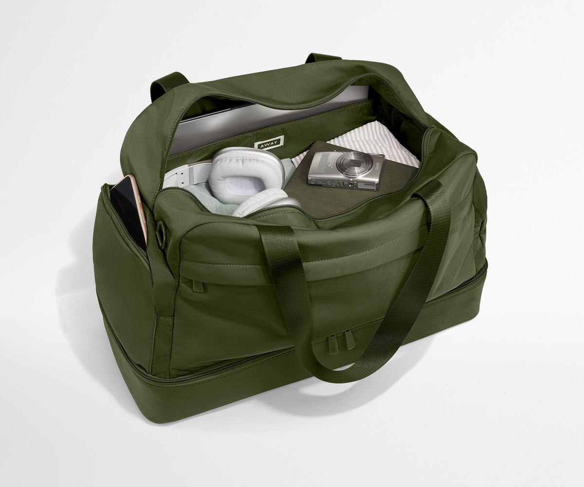 Away Featherlight Weekender Crossbody Bag - Olive Green