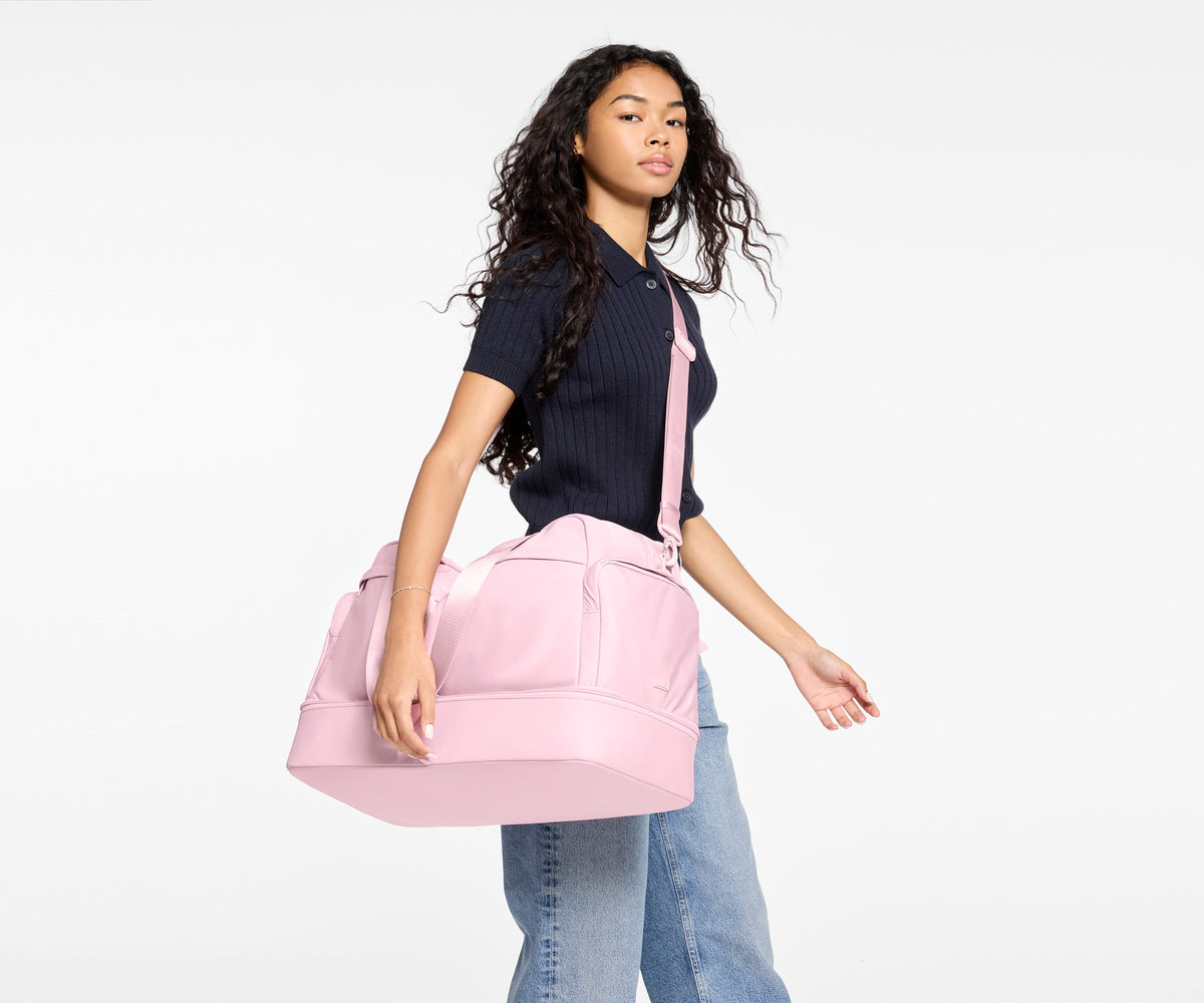 Away Featherlight Weekender Crossbody Bag - Glacial Pink