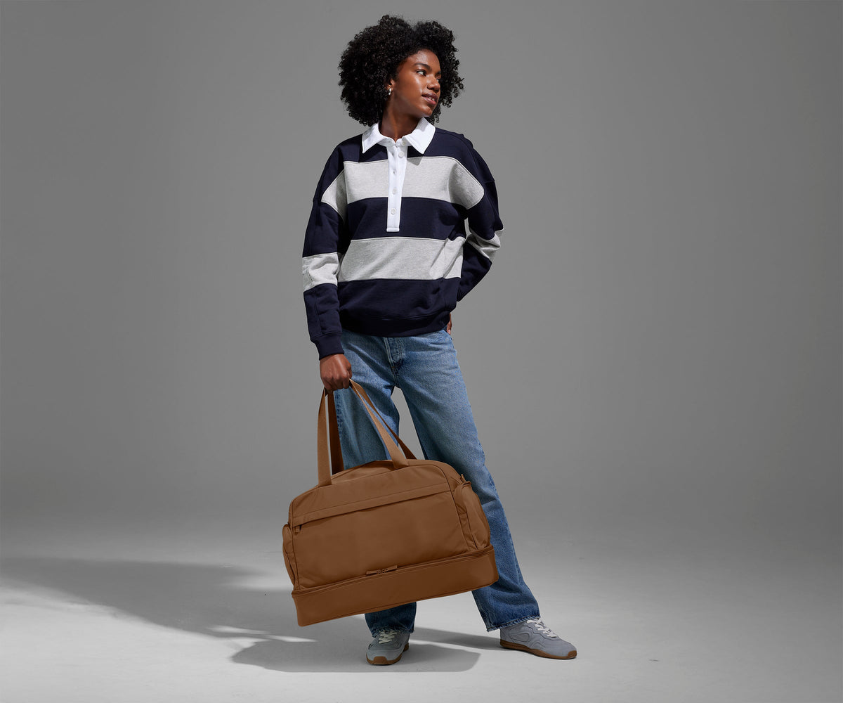 Away Featherlight Weekender Crossbody Bag - Amaro Brown