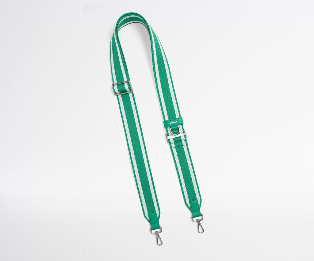 Away Crossbody Strap Crossbody Bag - Green Stripe