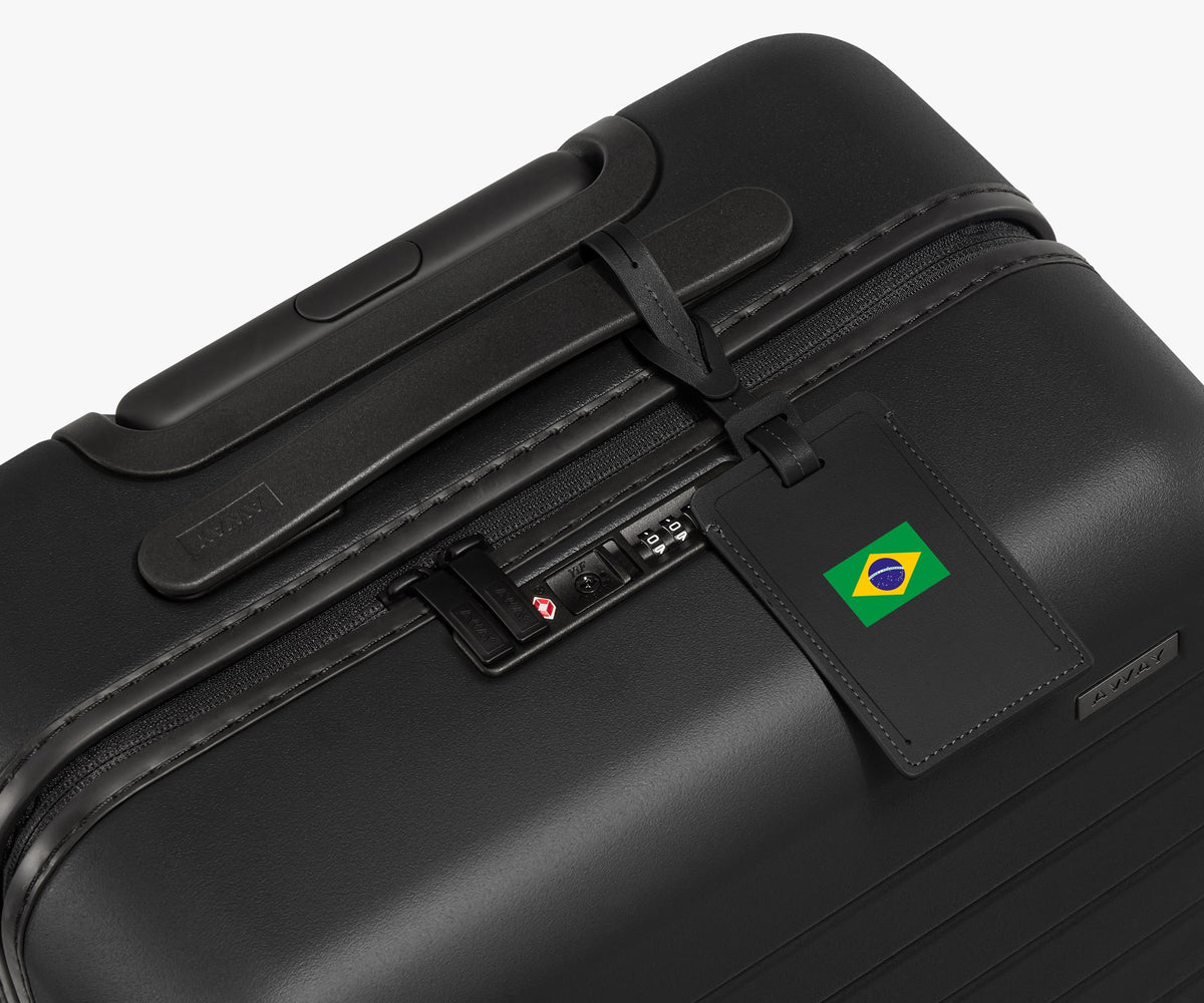 Away Match Day Luggage Tag in Brazil (Flag)