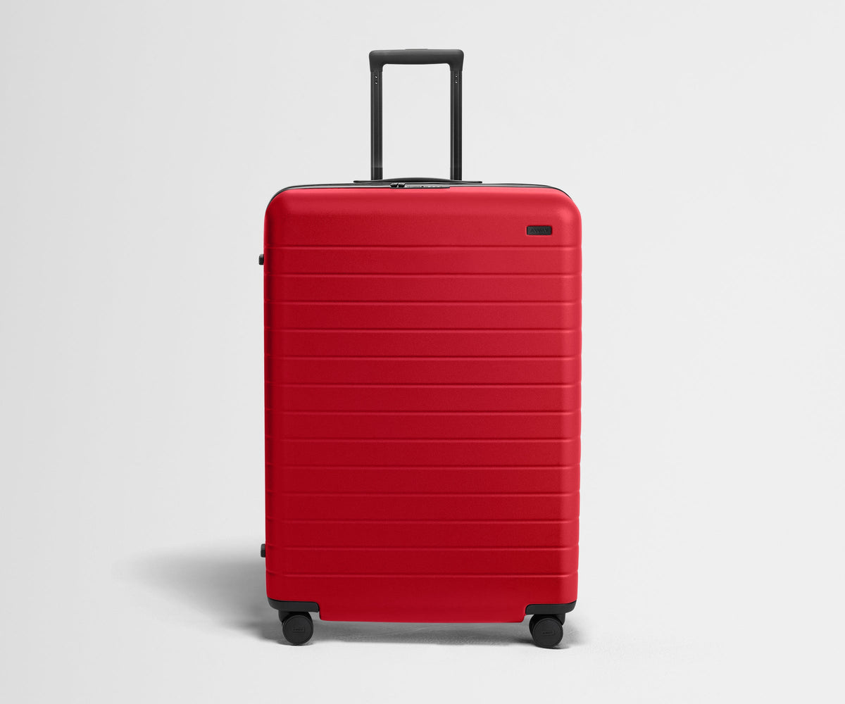 Away The Large Flex Suitcase - Cherry Red