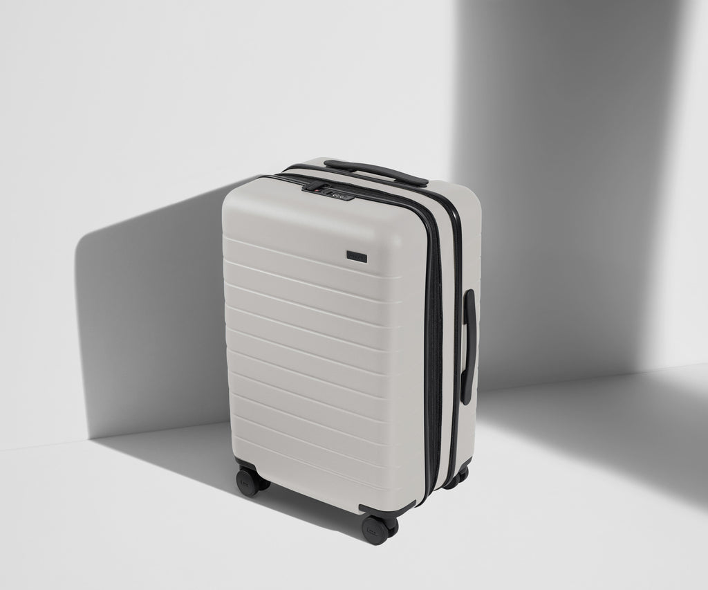 Away The Bigger Carry-On Flex Suitcase - Cloud Gray