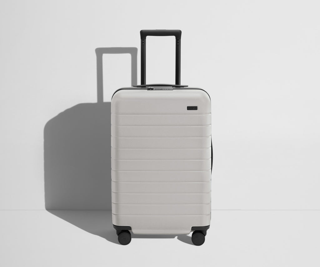 Away The Bigger Carry-On Flex Suitcase - Cloud Gray