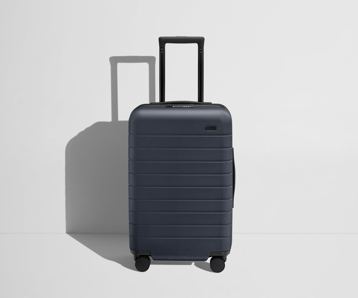 Away The Carry-On Flex Suitcase - Navy Blue