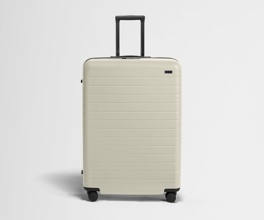 Away The Large Flex Suitcase - Salt White