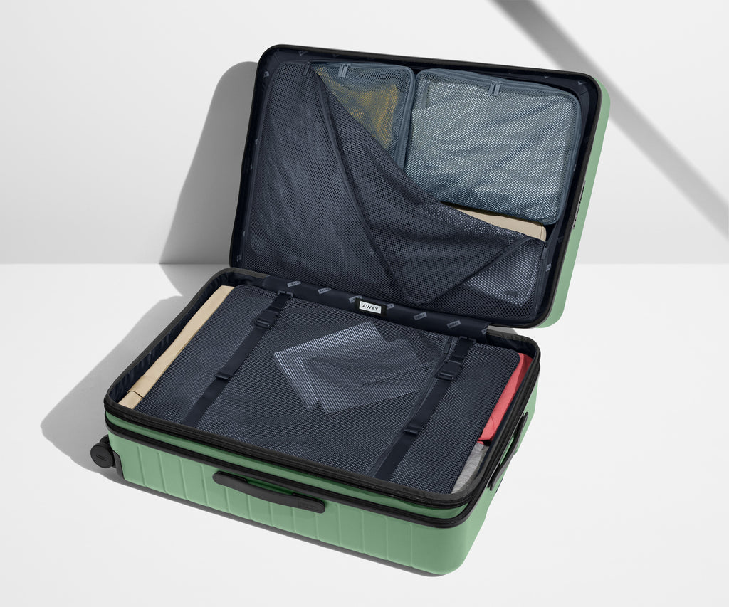 Away The Large Flex Suitcase - Sea Green