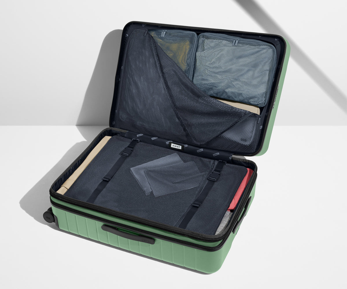 Away The Large Flex Suitcase - Sea Green