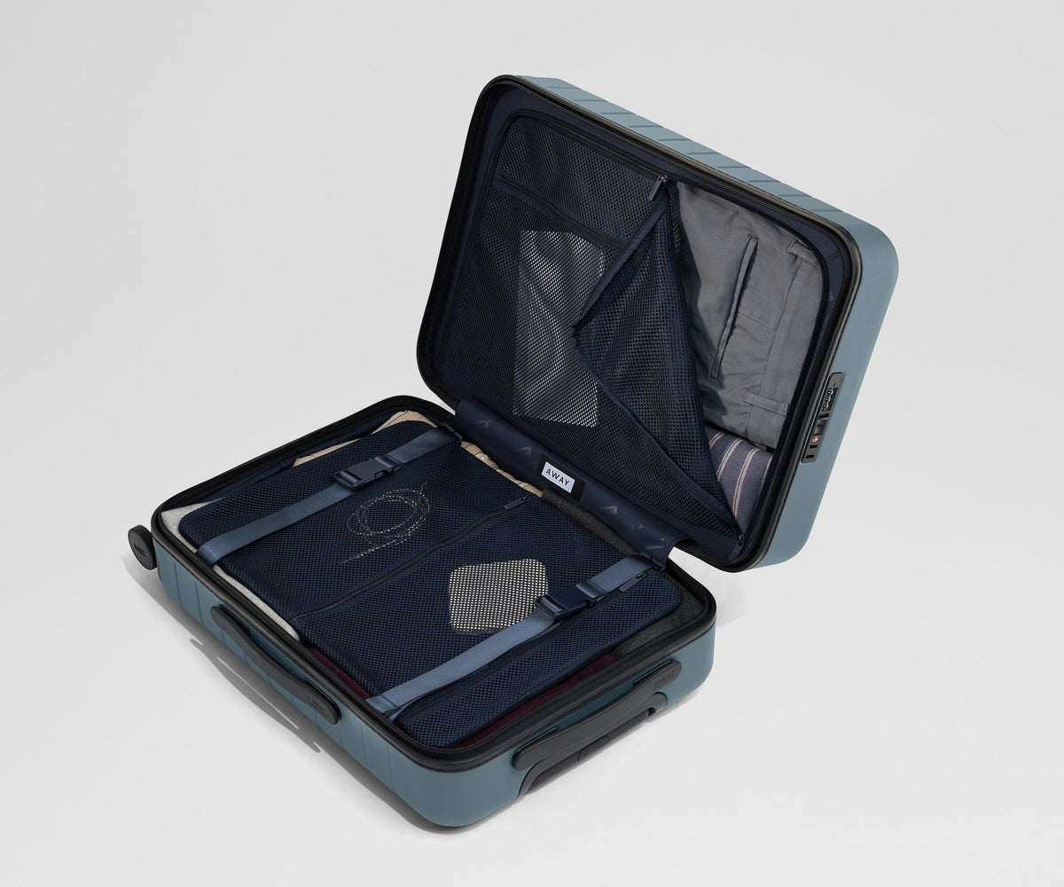 Away The Executive Bigger Carry-On Suitcase - Coast Blue