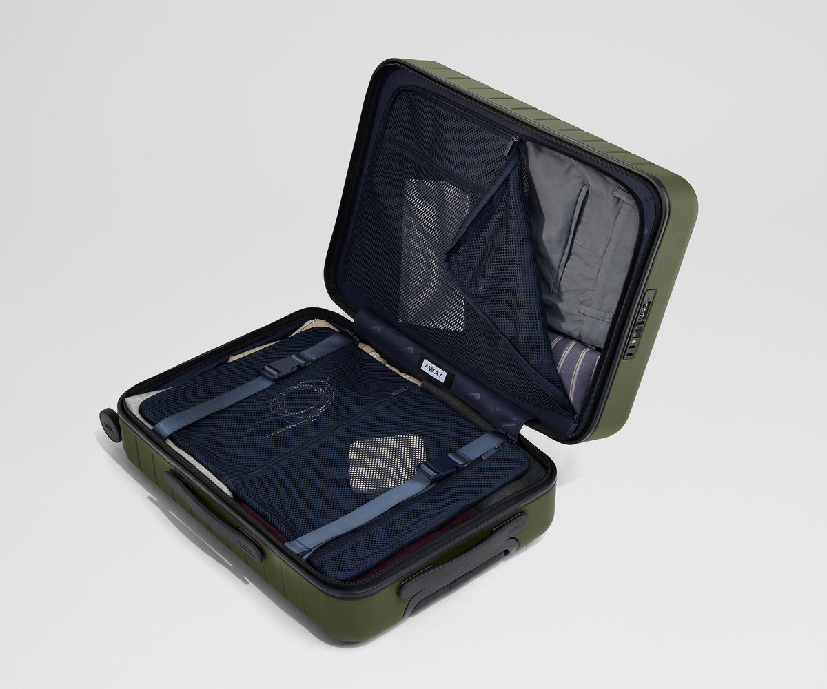 Away The Executive Bigger Carry-On Suitcase - Olive Green