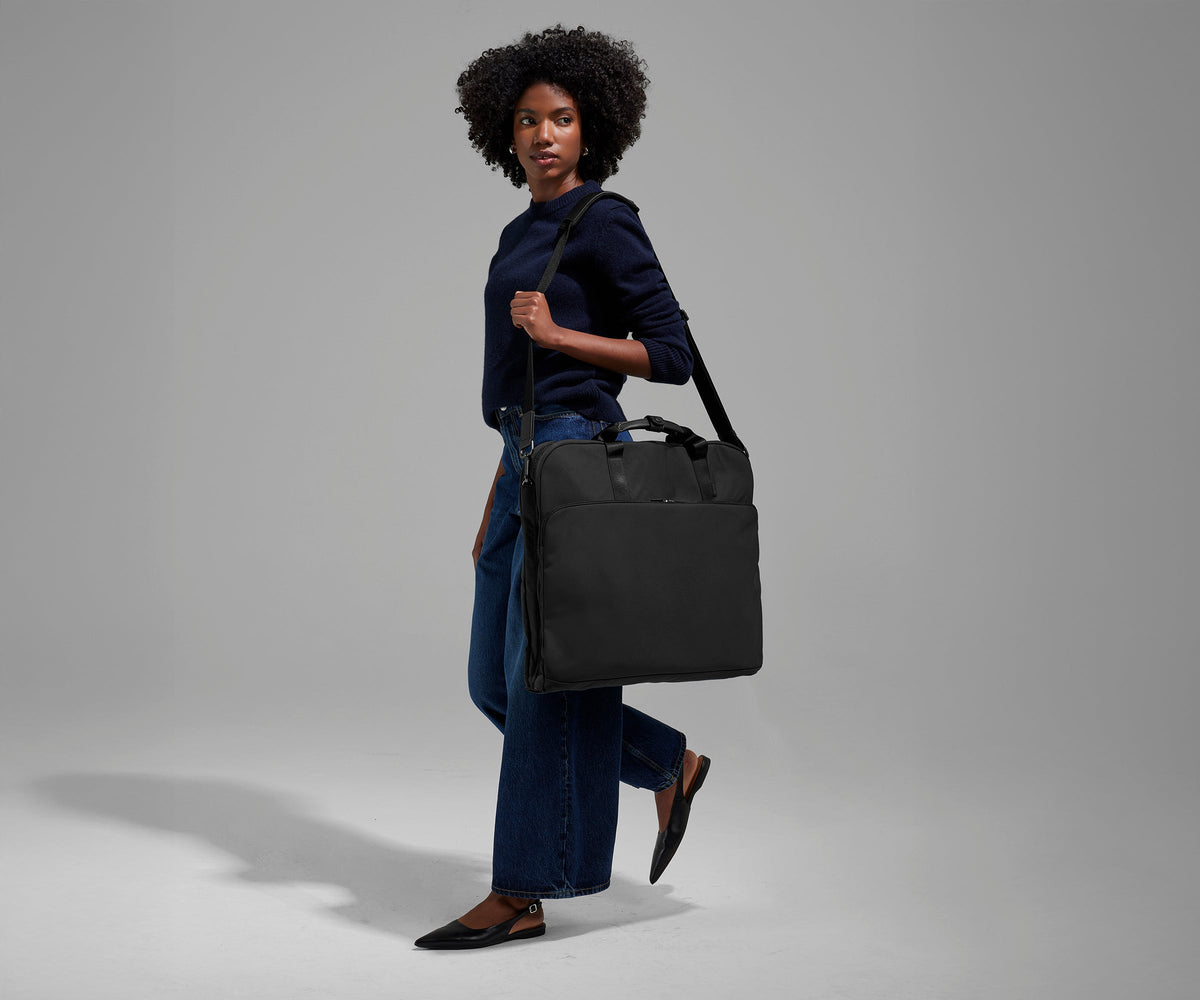Away Garment Bag in Jet Black