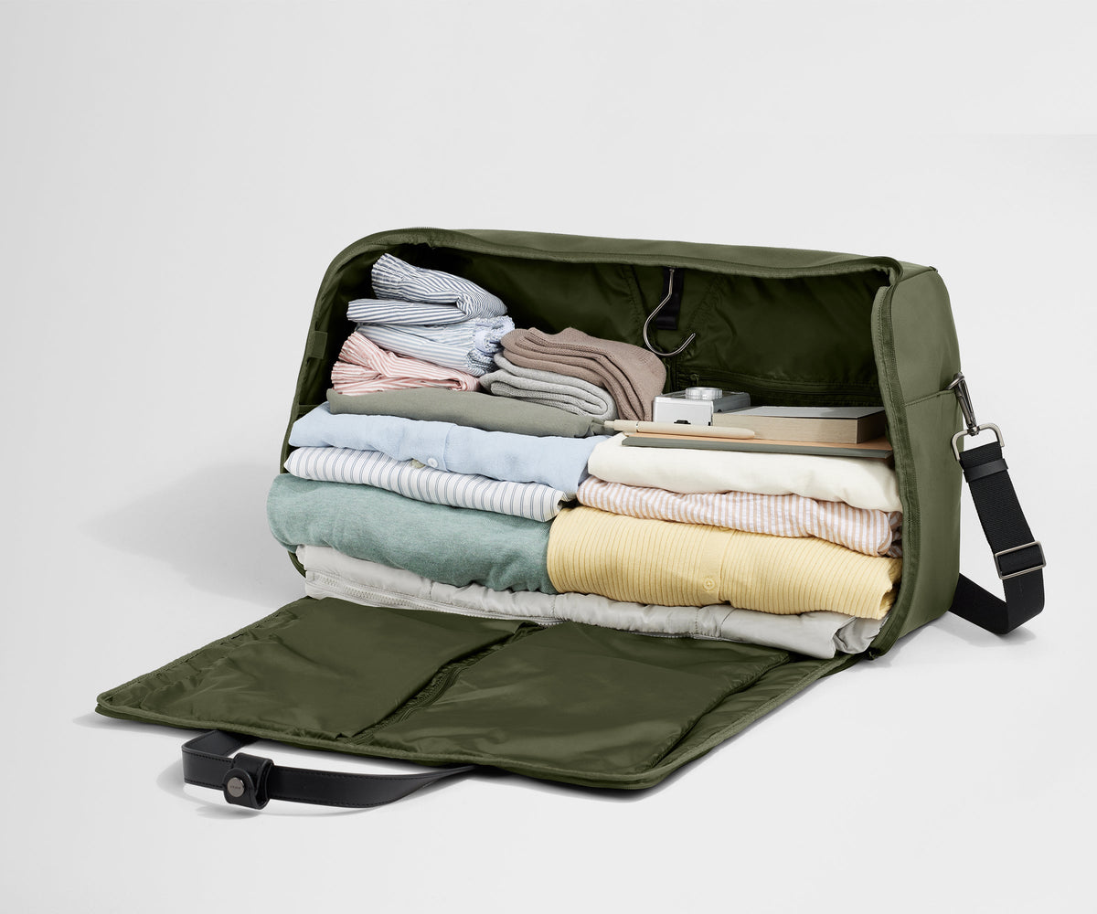 Away Garment Duffle Garment Bag - Olive Green