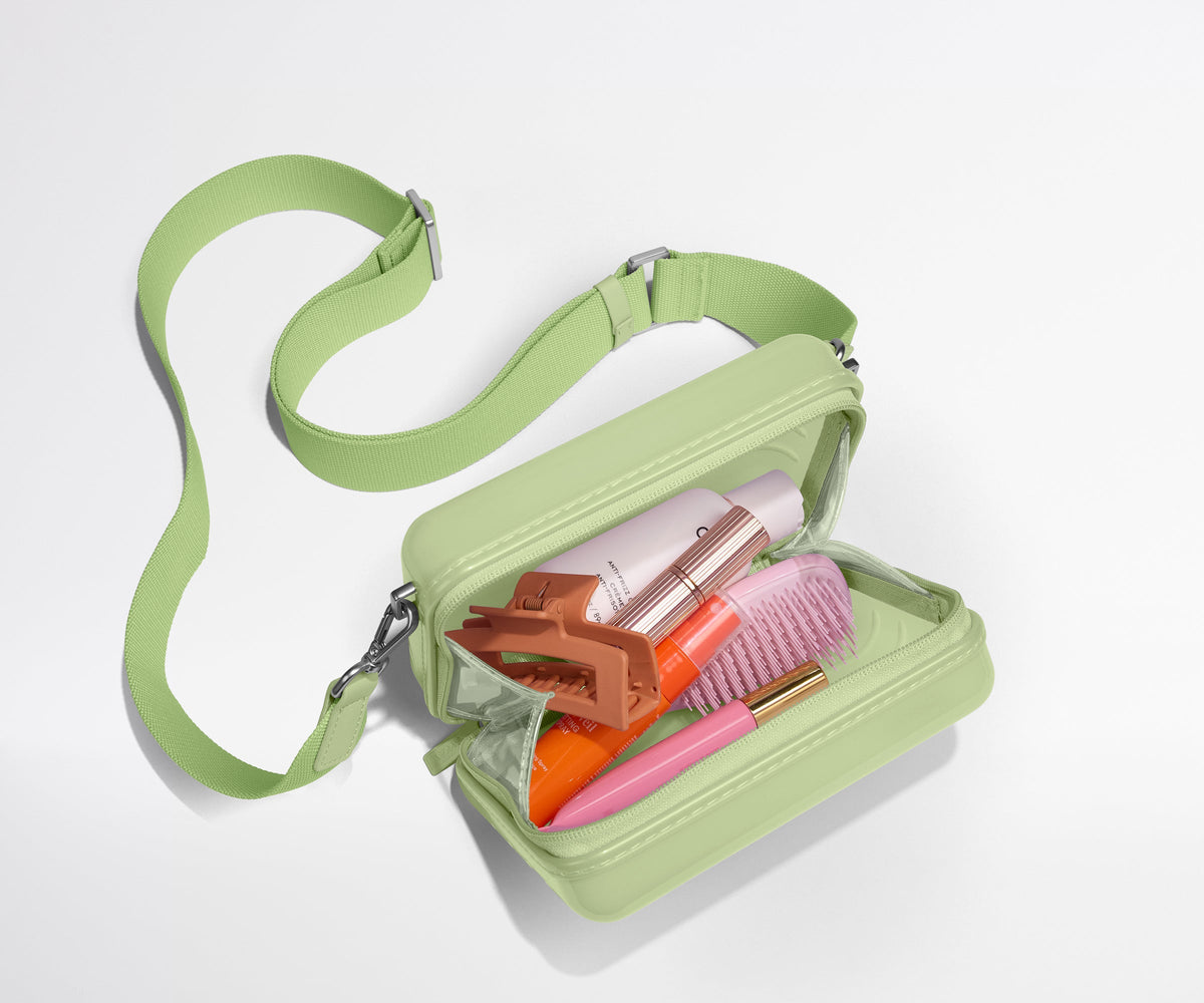 Away The Mini Crossbody Packing Cubes - Glazed Matcha Milk Green