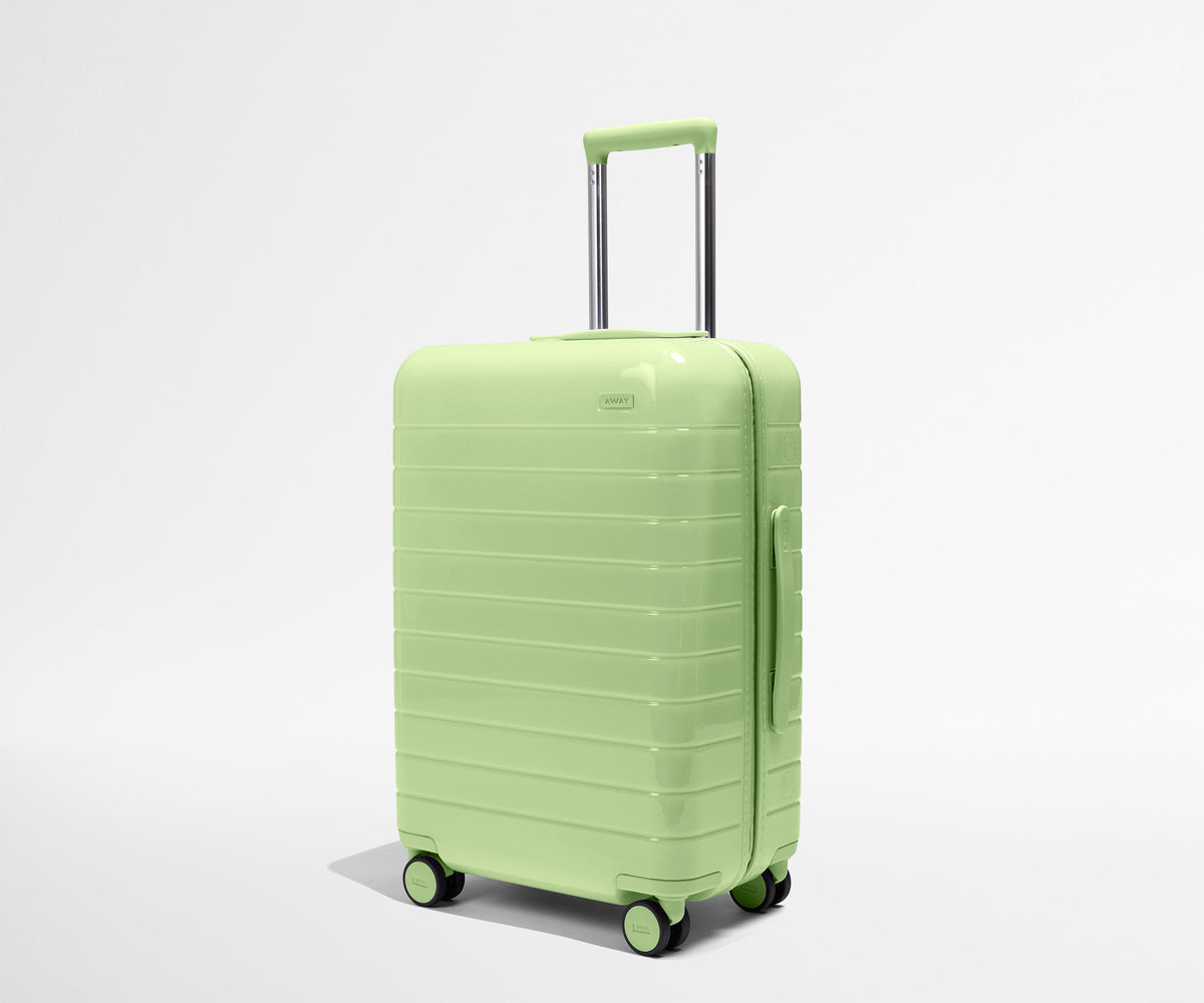 Away The Bigger Carry-On Suitcase - Glazed Matcha Milk Green