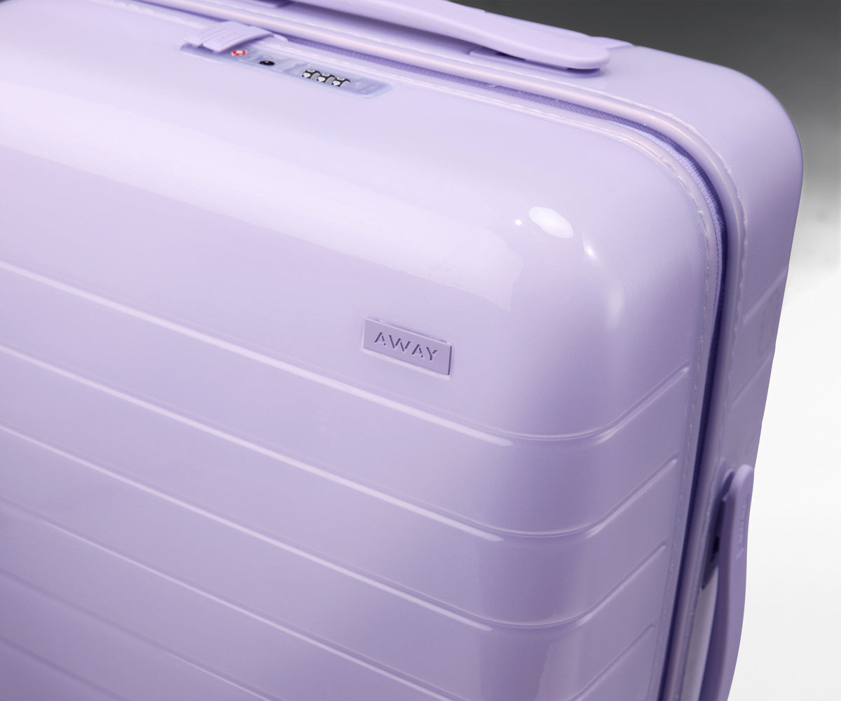 Away The Carry-On Suitcase - Glazed Lavender Haze Purple