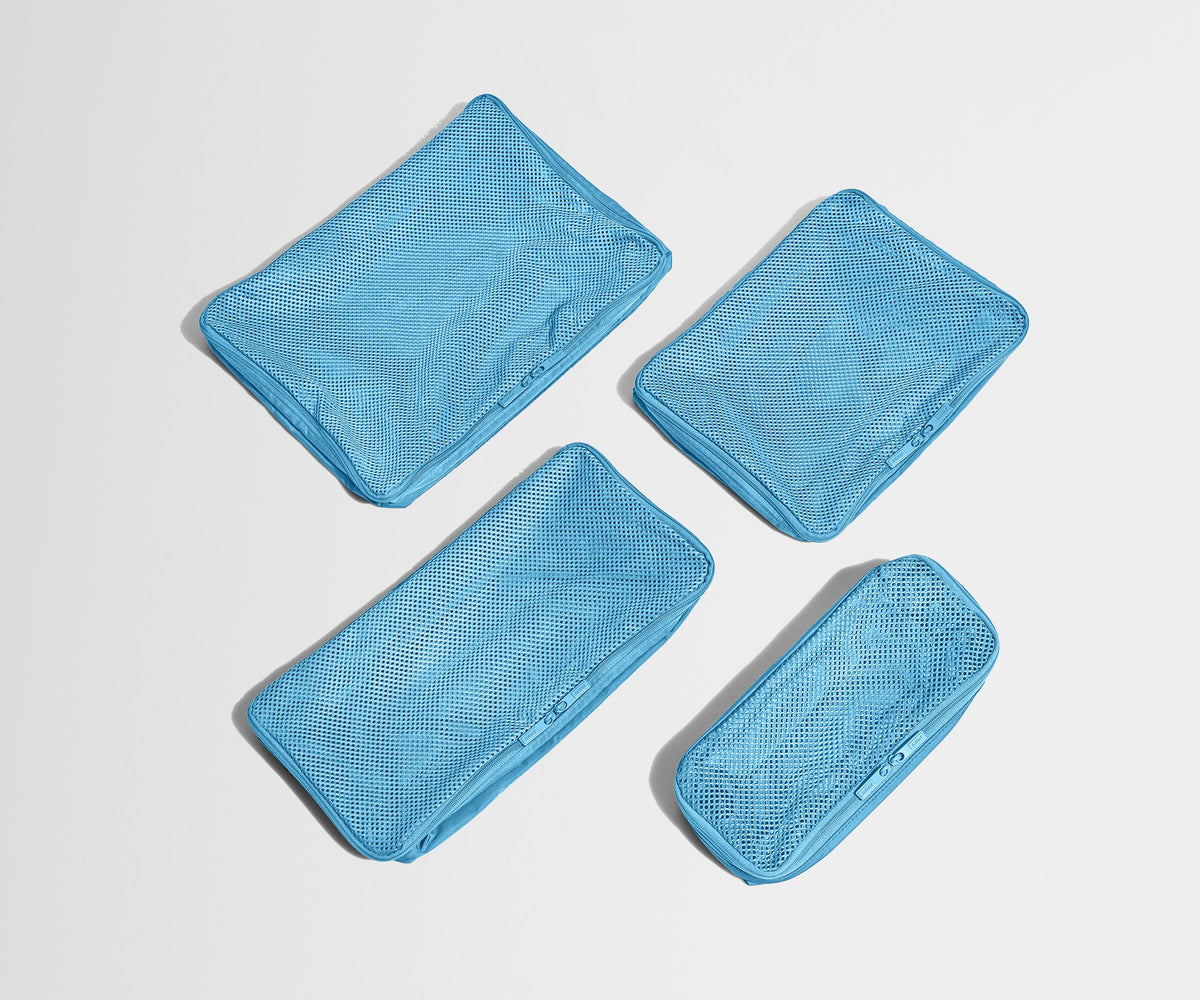 Away Insider Packing Cubes (Set of 4) in Opal Blue