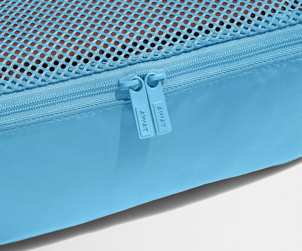 Away Insider Packing Cubes (Set of 4) in Opal Blue